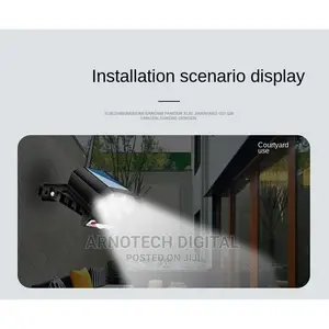Solar Induction Security Lamp