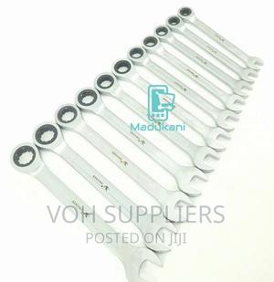 Quality 11PCS Chrome Vanadium Ratchet Combination Spanner - thumbnail 2