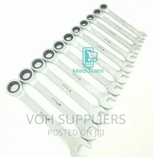 Quality 11PCS Chrome Vanadium Ratchet Combination Spanner
