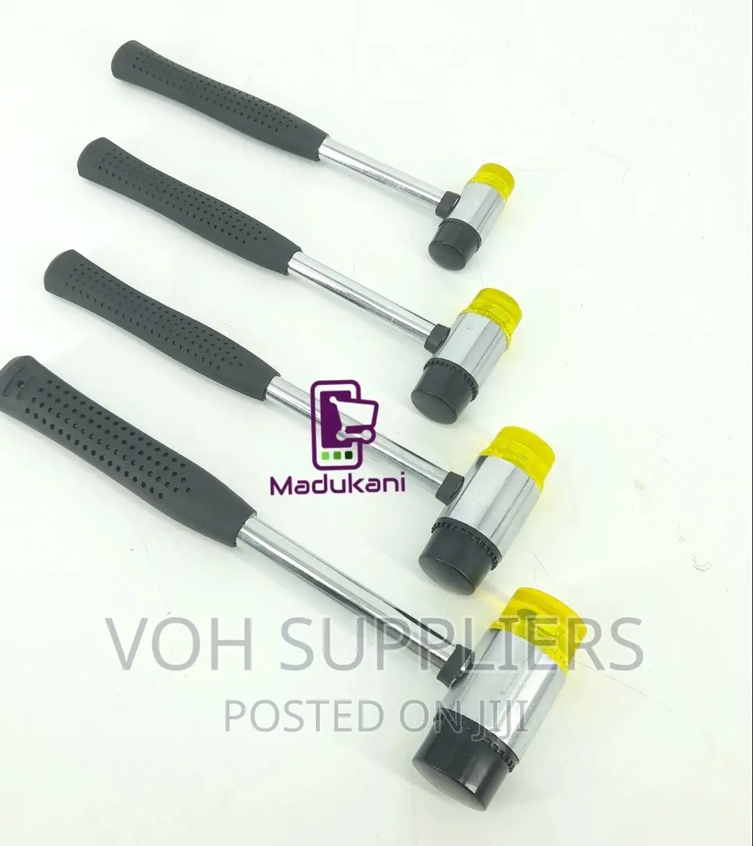 4PCS Soft Mallet Rubber Mallet Set
