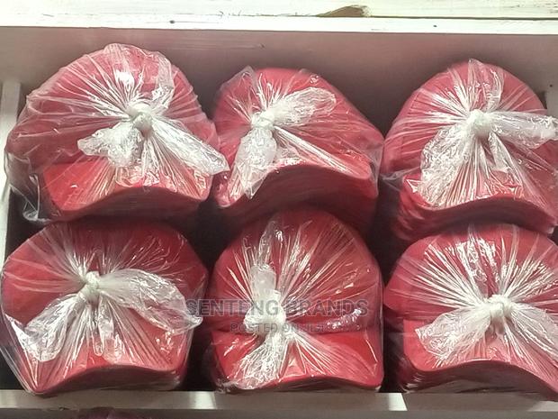 Plain Red Caps Ready in Stock. - thumbnail 3