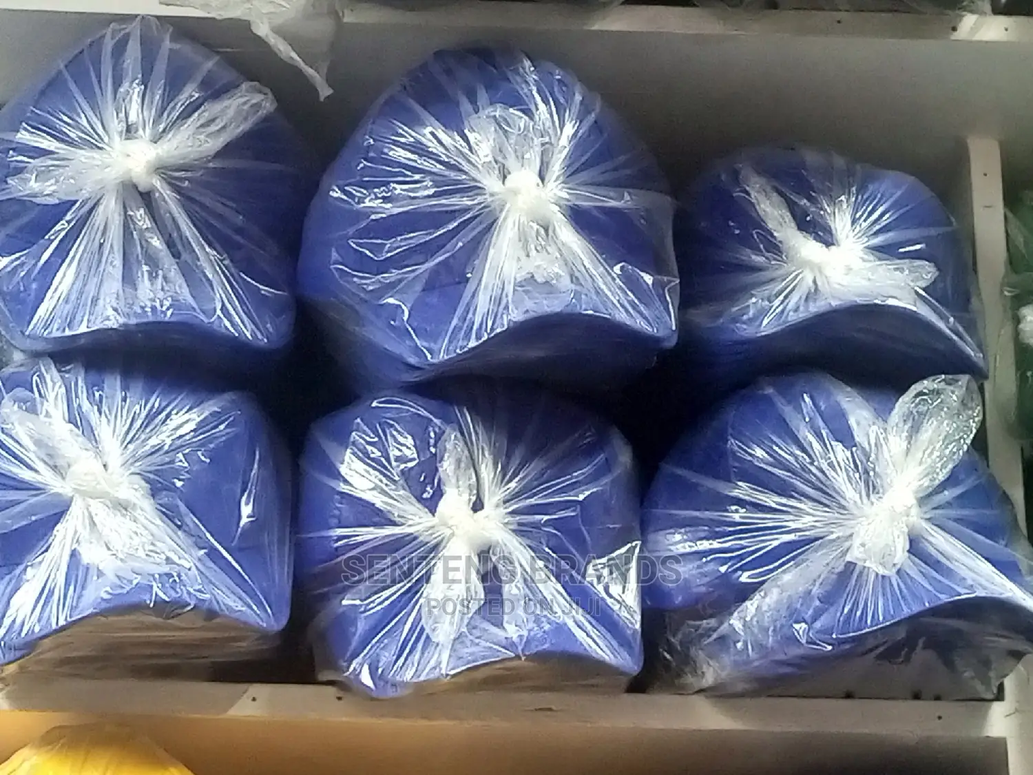 Royal Blue Plain Caps.