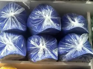 Royal Blue Plain Caps.