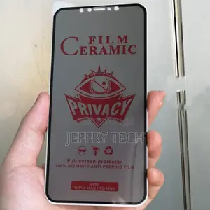 Anti Spy Ceramic Film Tempered Glass Privacy iPhone X 11 12