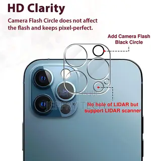 Tempered Glass Camera Lens Protector for iPhone 13 12 11 Pro