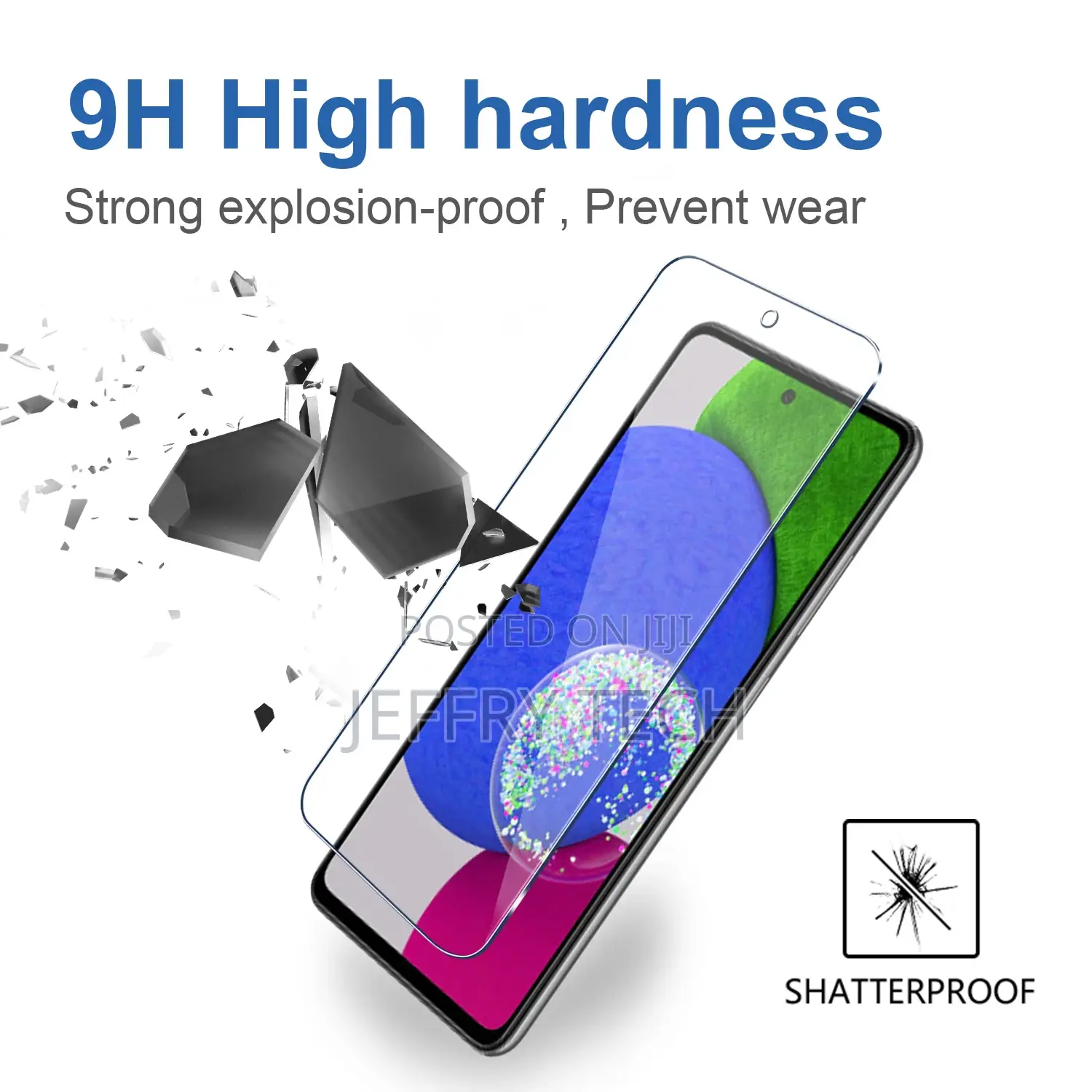 Tempered Glass for Samsung Galaxy A53 A52 Screen Protector H