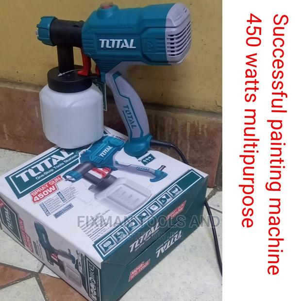 Saving Paint With Electric Spray Gun, 450 Watts Spray Gun - main view