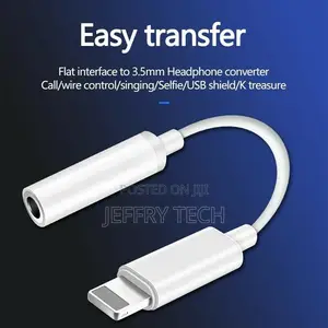 Apple iPhone Aux Cable Jack 3.5mm Audio Adapter All Models