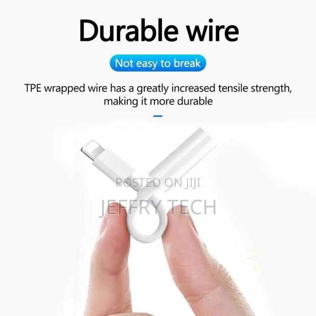 Apple iPhone Aux Cable Jack 3.5mm Audio Adapter All Models - thumbnail 3