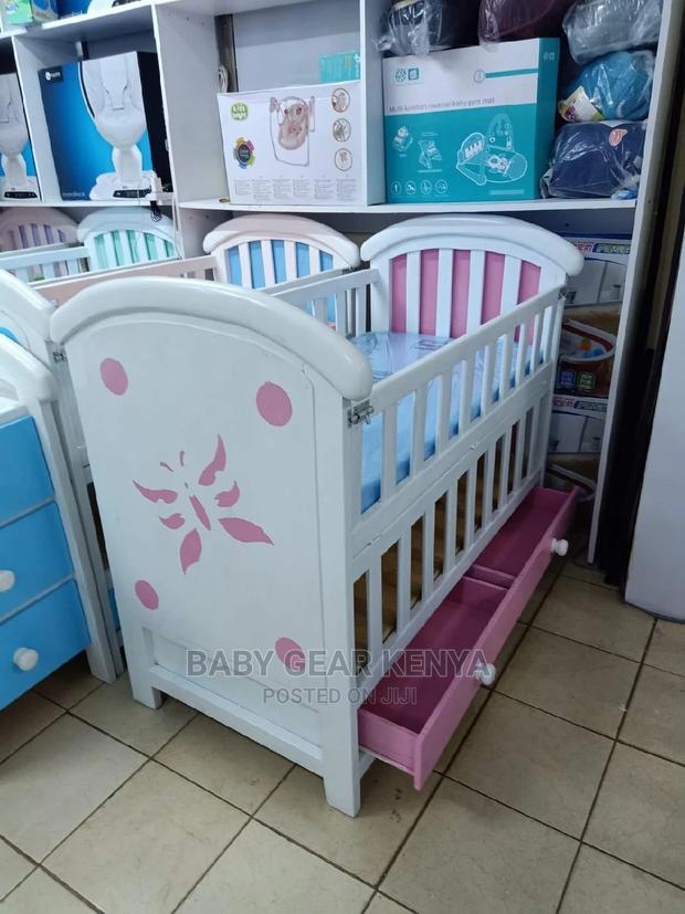 Baby Cot/ Kids Cot Pink - thumbnail 2