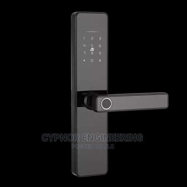 Password and Fingerprint Digital Lock - main view
