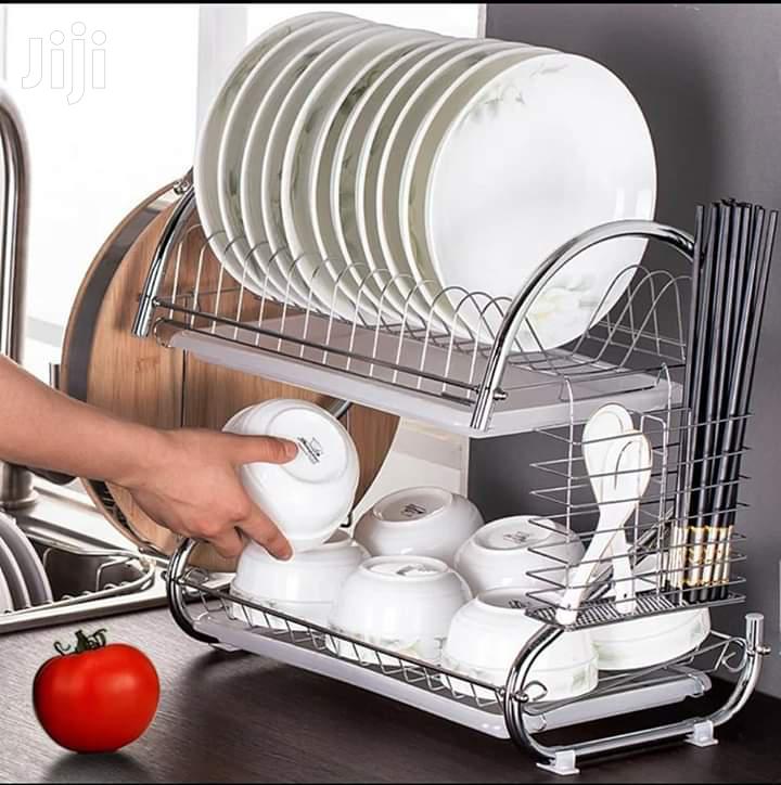 2 Layer Stainless Dish Drainer,Free Delivery Cbd