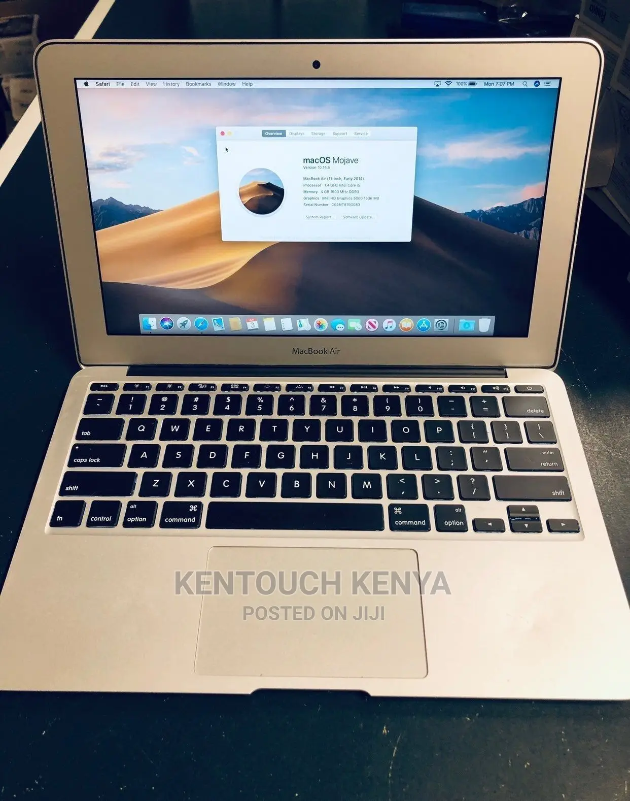Laptop Apple MacBook Air 4GB Intel Core I5 SSD 128GB