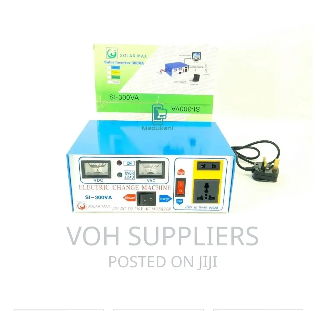 300W 12V DC to 230V AC Solar Inverter With Battery Charger