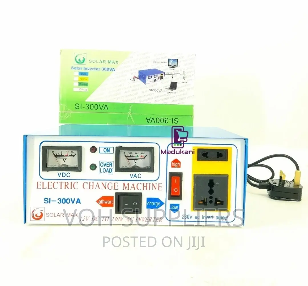 300W 12V DC to 230V AC Solar Inverter With Battery Charger
