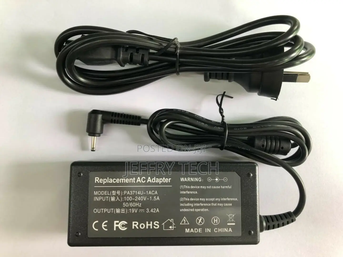 Adapter Charger for Acer Aspire R5-471t R14 19V 3.42A 65W 3.