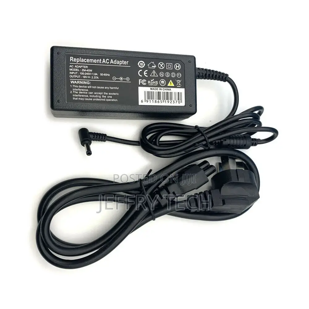 19V 2.37A Ac Power Adapter for Toshiba Compatible PA5072A-1A