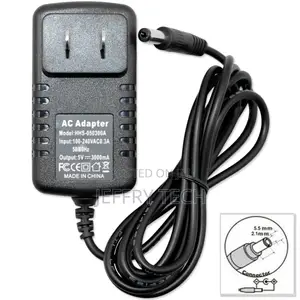 AC Converter Adapter DC 5V 3A Power Supply Charger 5.5mm X 2