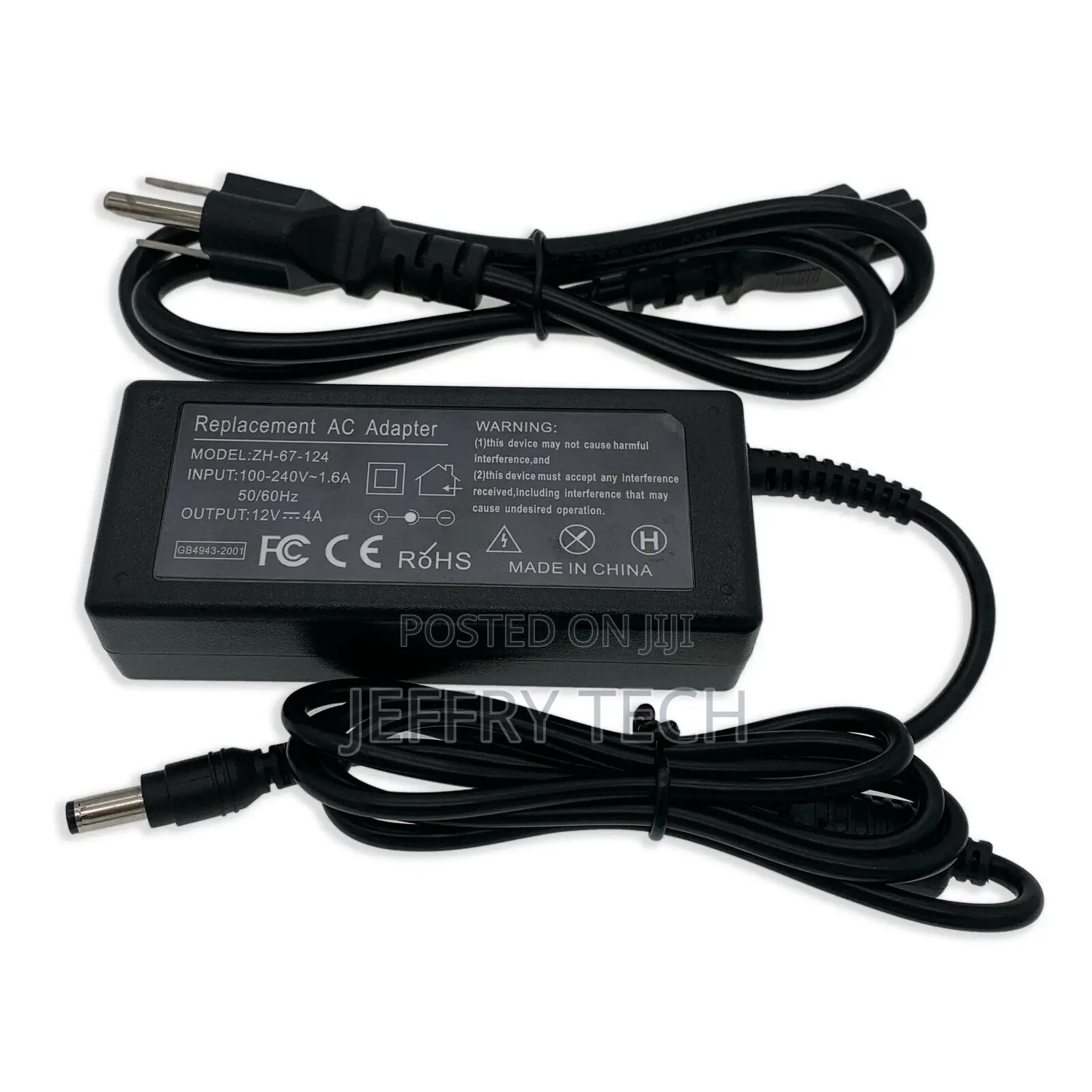 AC Adapter Charger Power Supply Cord for Dell S2740L S2740LB