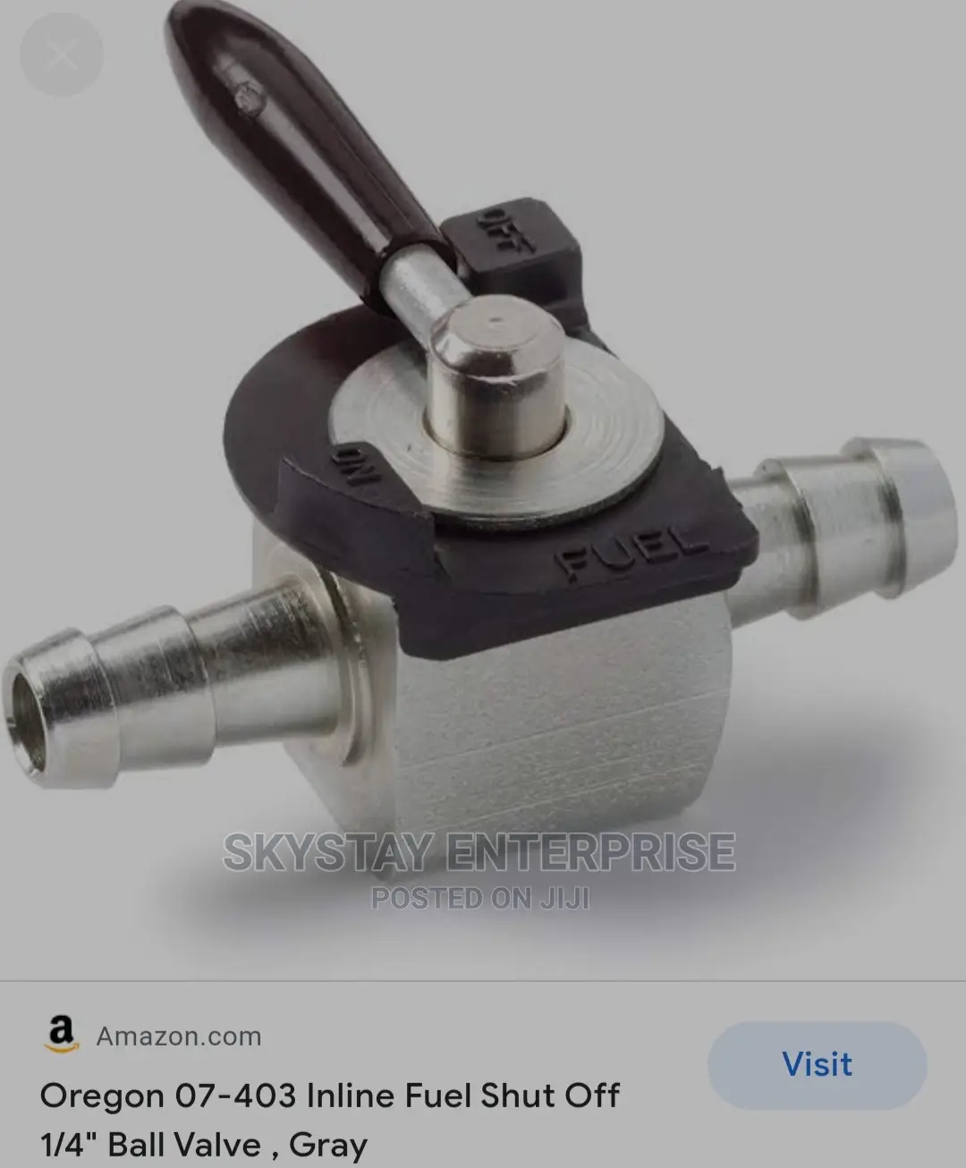 Fuel Inline Valve 6mm