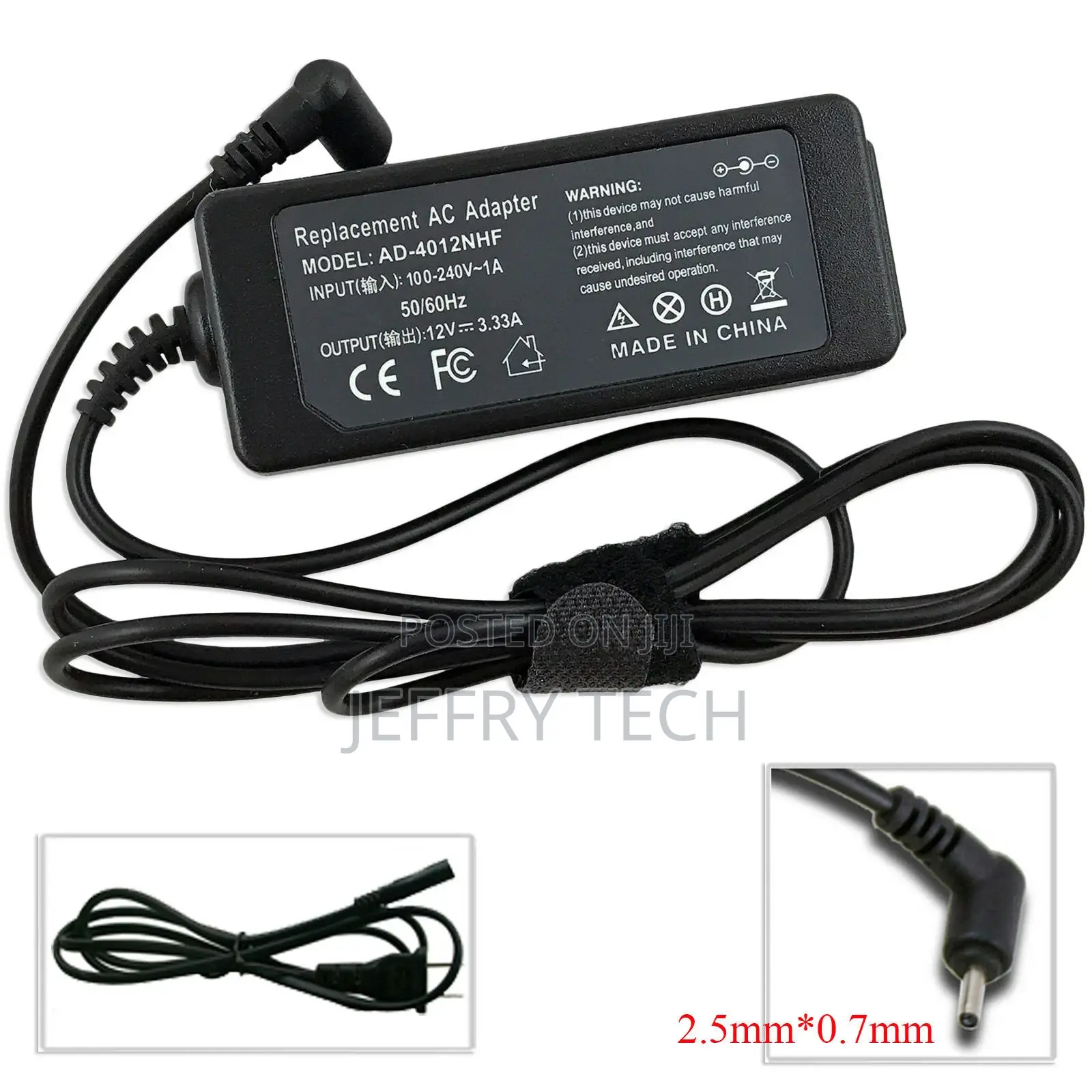Adapter Charger for Samsung Chromebook XE303C12-A01US + Powe