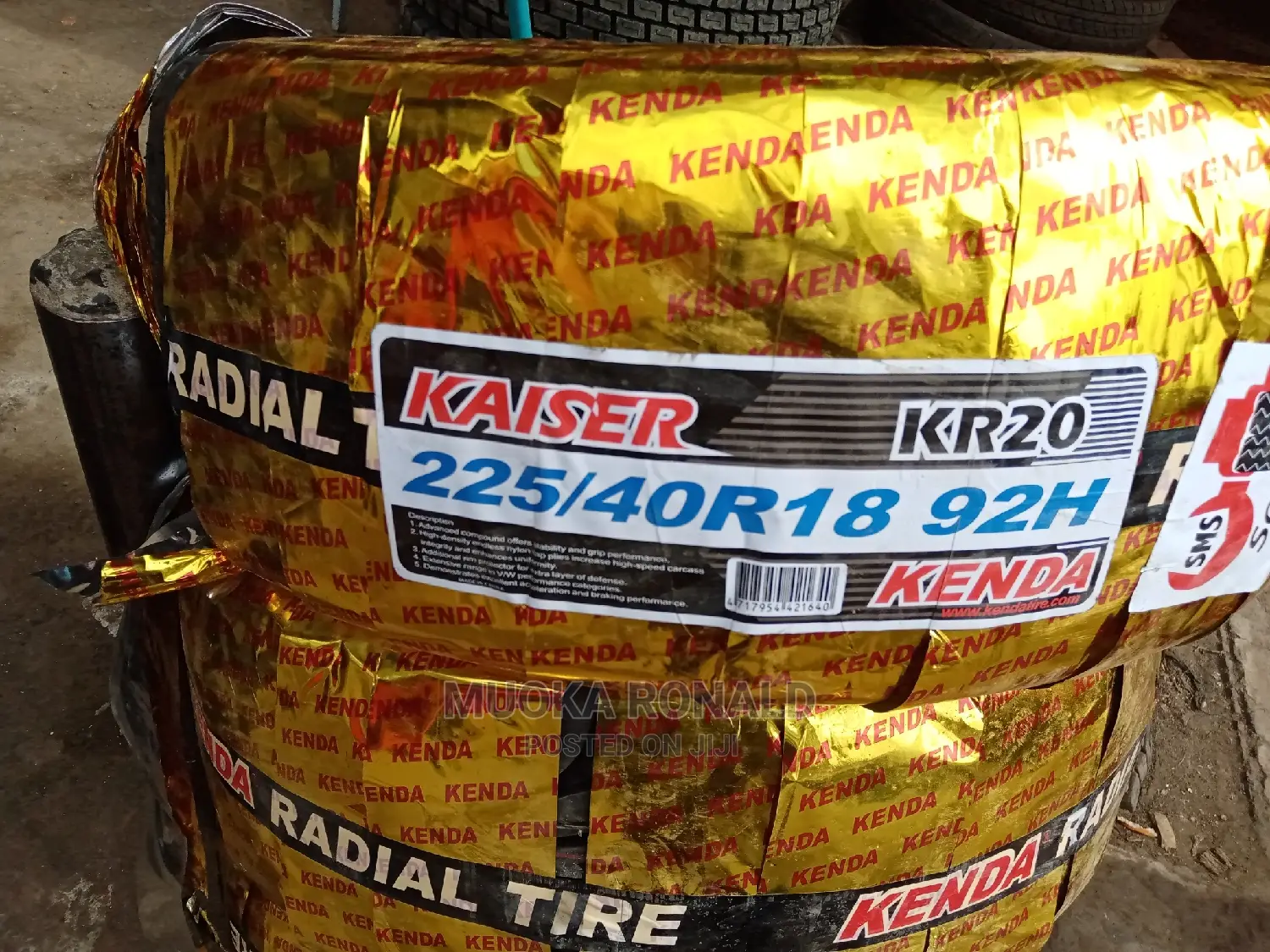 225/40r18 Kenda Tyre