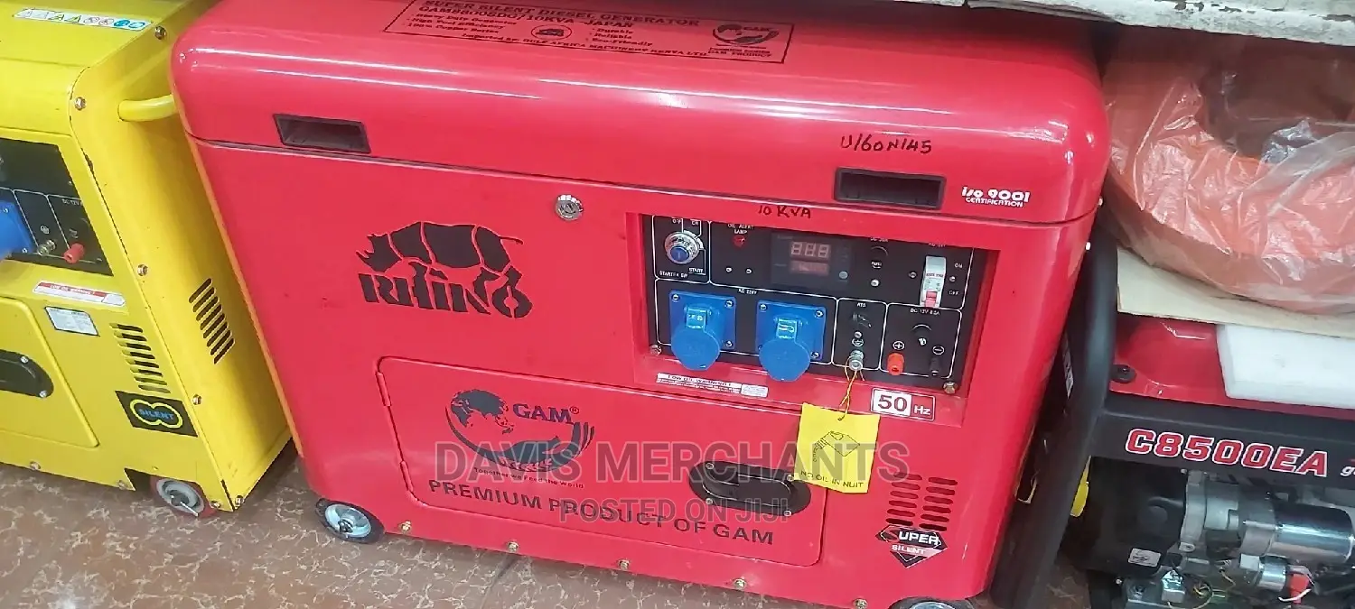 Rhino 10 HP Diesel Powered Generator With Ats