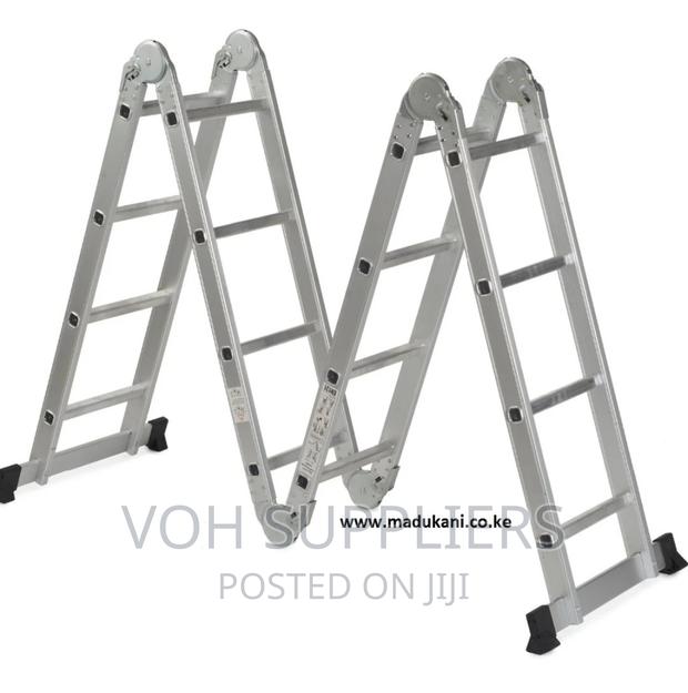 Aluminium Folding Ladder (Choose Size) - main view