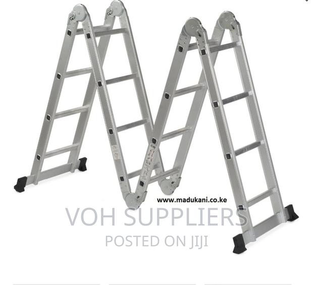 Aluminium Folding Ladder (Choose Size) - thumbnail 2