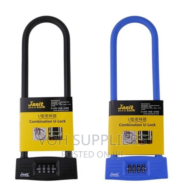 Combination U Lock for Bicycle, Motorcycles, Gate