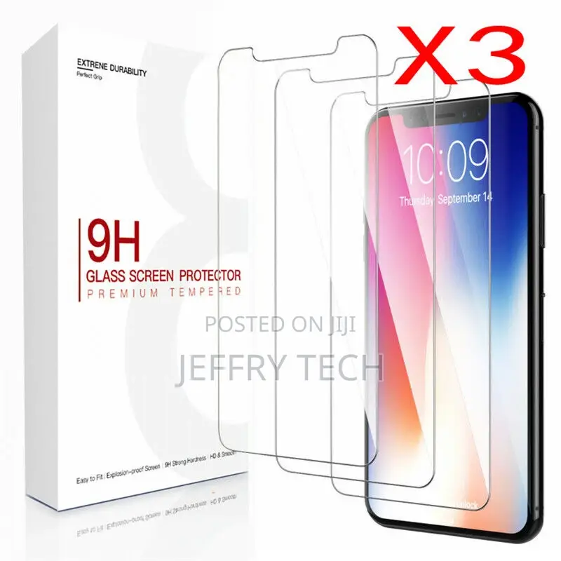 Screen Protector Tempered Glass for iPhone 7 8 X Xs Max XR 1