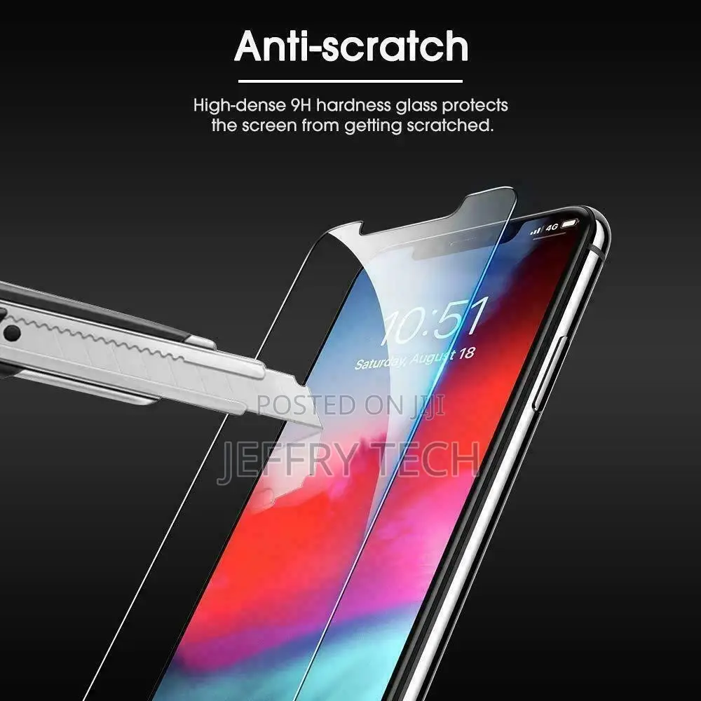 3 Pack iPhone 11 XR X XS Max 12 13 Pro Max 8 7 6 Screen Prot