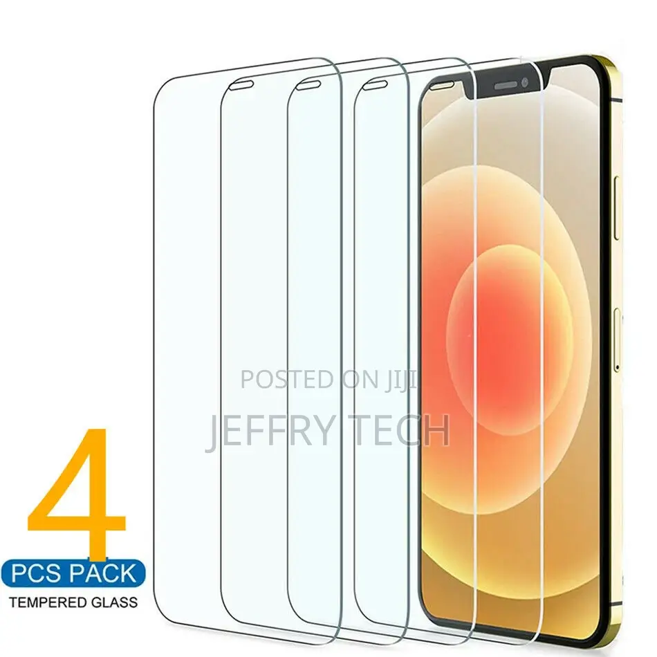 4pcs Protective Glass On iPhone 11 12 13 Pro Max XS XR 7 8 P
