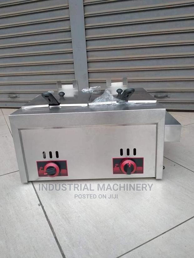 Double Gas Deep Fryer