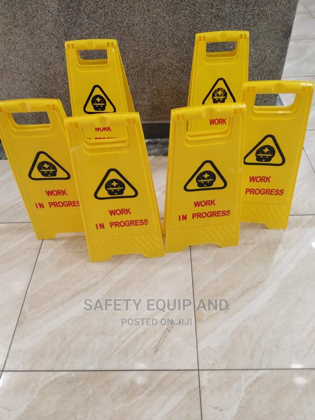 Working in Progress Signage/Warning Signs - main view