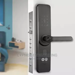 Digital Airbnb Door Lock With Fingerprint Unlock
