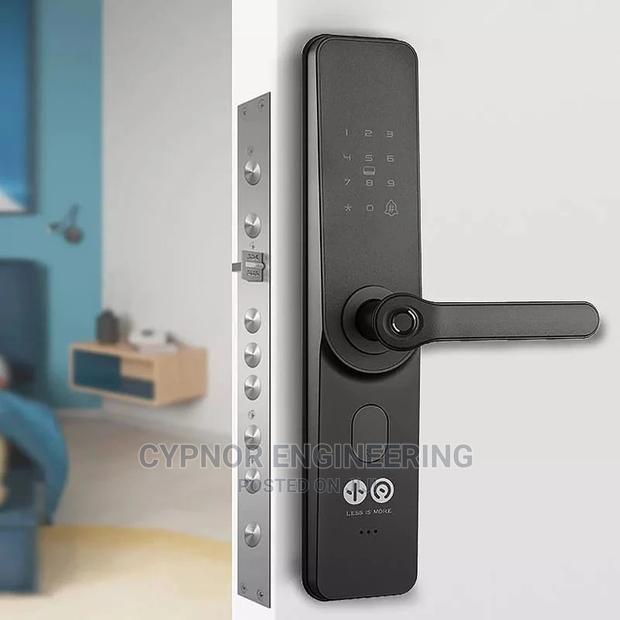 Digital Airbnb Door Lock With Fingerprint Unlock
