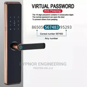 Digital Door Lock With App and Fingerprint Unlock
