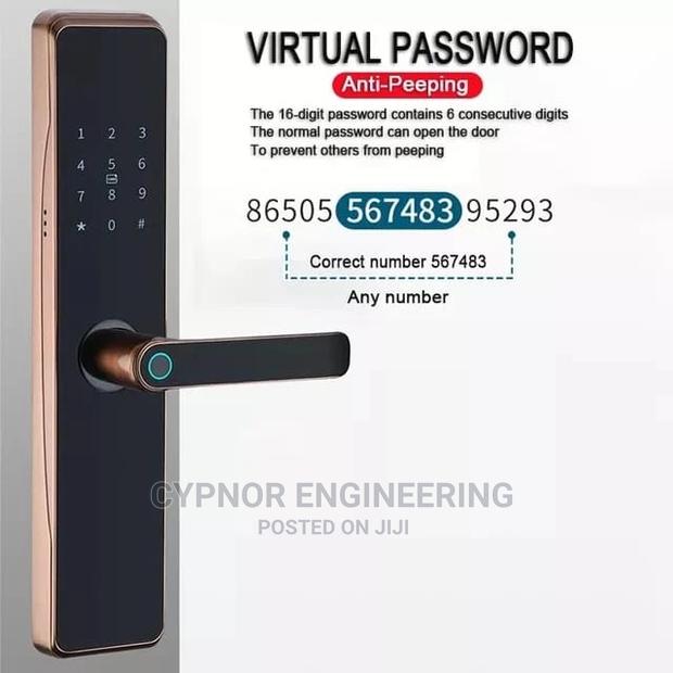Digital Door Lock With App and Fingerprint Unlock - main view