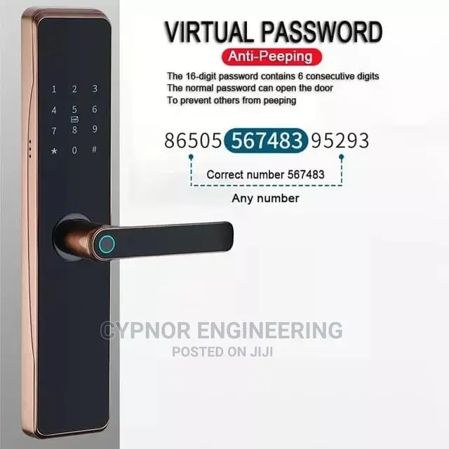 Digital Door Lock With App and Fingerprint Unlock