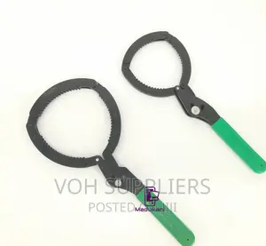 2PCS Handcuff Style Non-Slip Adjustable Universal Oil Filter