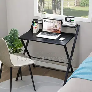 Shelved Foldable Study Table
