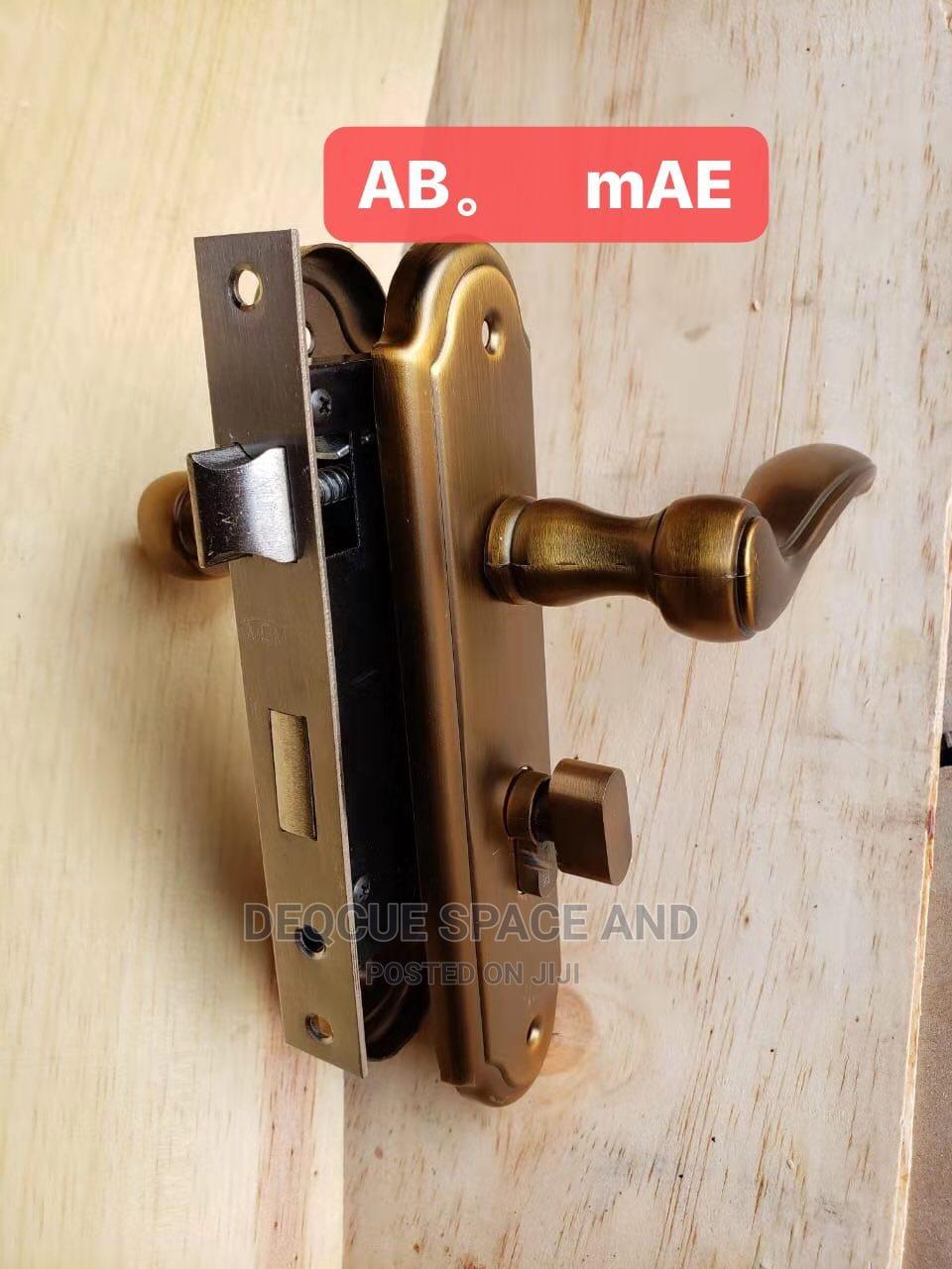 GJS Gold Bathroom Door Locks in Nairobi Central Doors, Deqcue Space