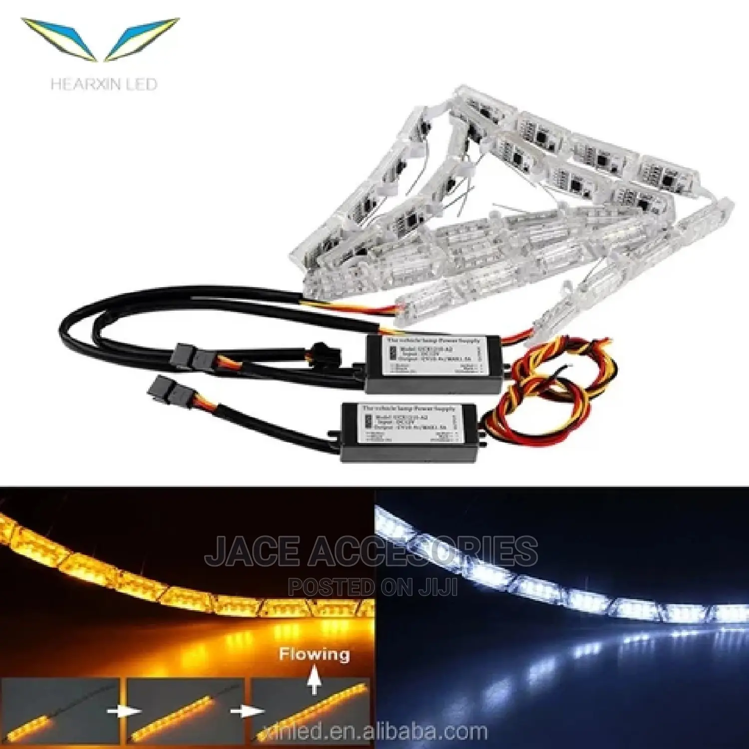 Car Day Running Lights Crystal Tear (60cm)