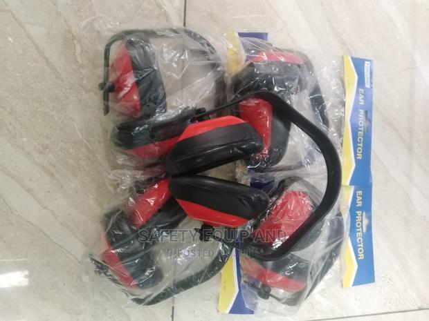 Red/Black Earmuffs - main view