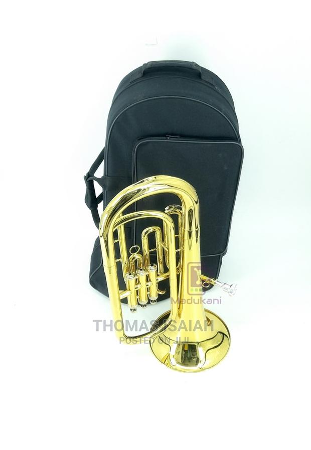 Suzuki B♭ B-Flat Baritone Horn Gold Lacquer in Hard Case - thumbnail 8