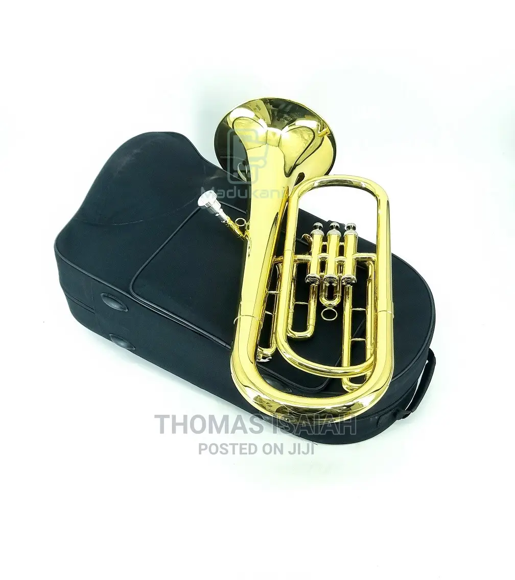 Suzuki B♭ B-Flat Baritone Horn Gold Lacquer in Hard Case