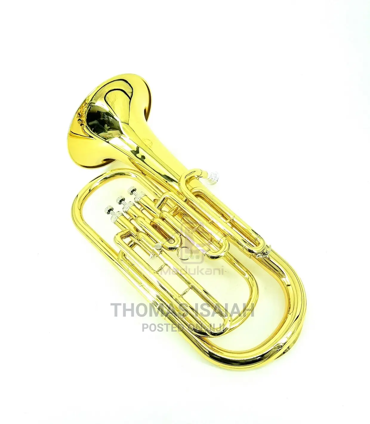 Suzuki B♭ B-Flat Baritone Horn Gold Lacquer in Hard Case