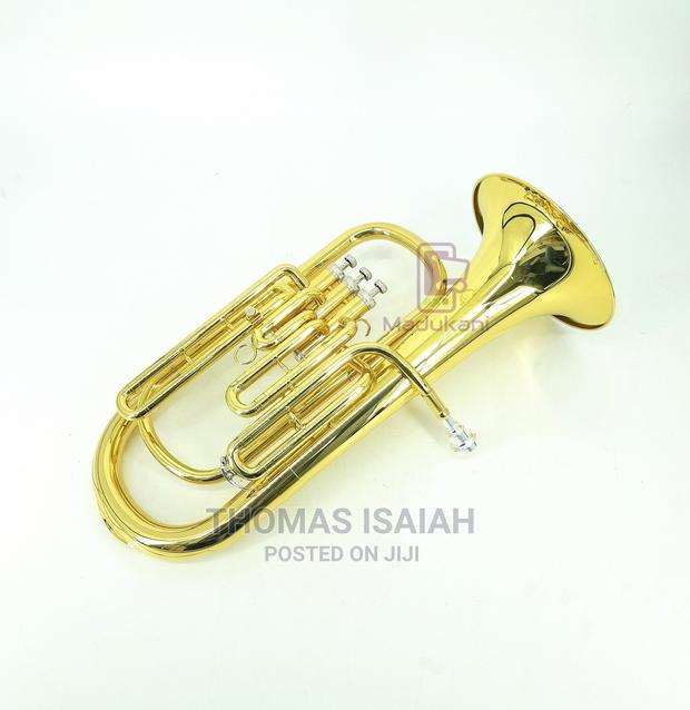 Suzuki B♭ B-Flat Baritone Horn Gold Lacquer in Hard Case - thumbnail 6