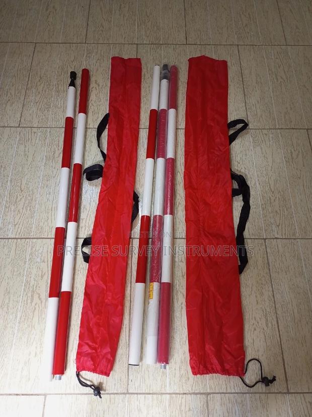 2m ,3m Ranging Rod /Range Pole(Marked With Red and White) - main view
